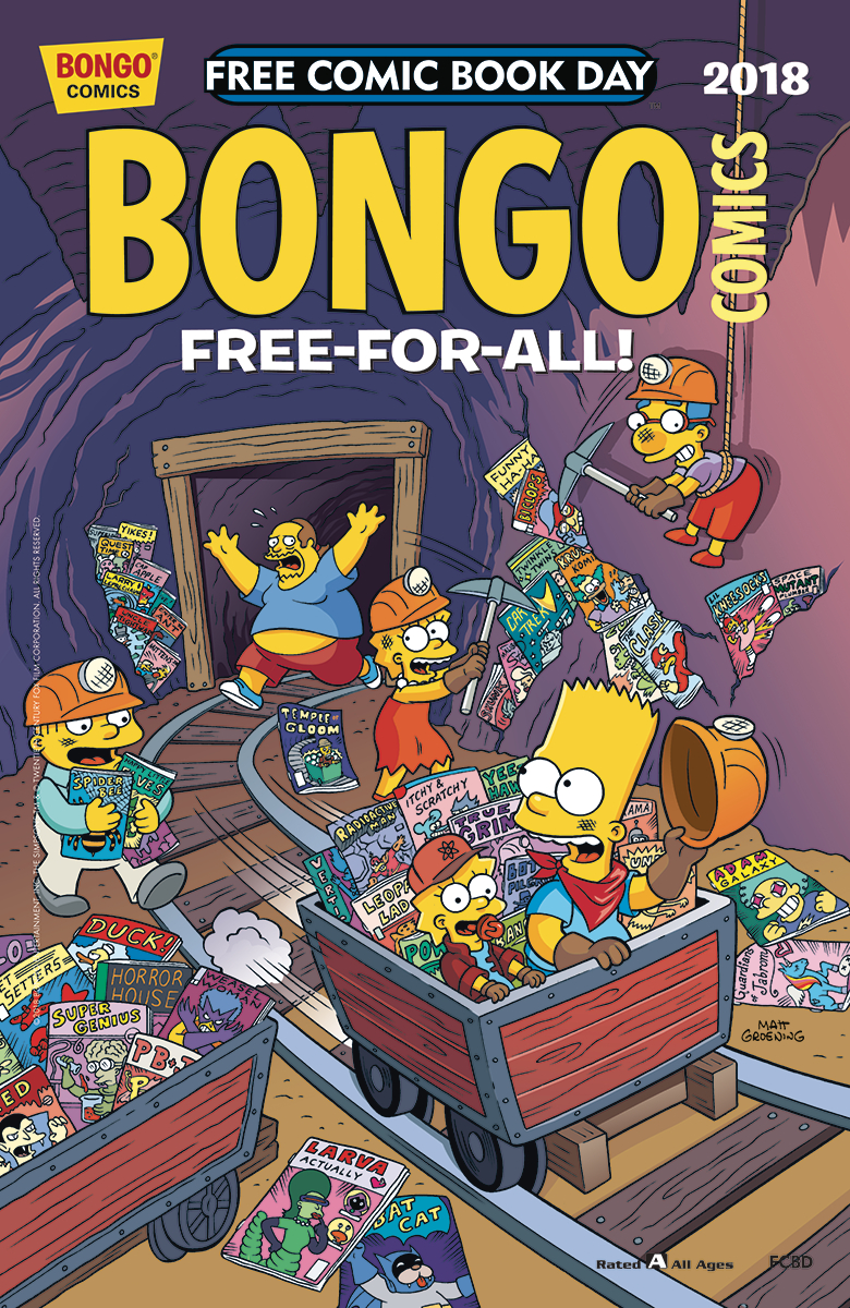 JAN180019 - FCBD 2018 BONGO COMICS FREE-FOR-ALL - Free Comic Book Day