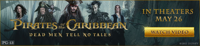 Pirates of the Caribbean: Dead Men Tell No Tales In Theaters May 26