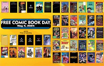 Full Line-Up of Free Comic Book Day 2024 Comic Books Announced