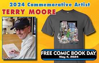 Terry Moore Announced as FCBD 2024 Commemorative Artist