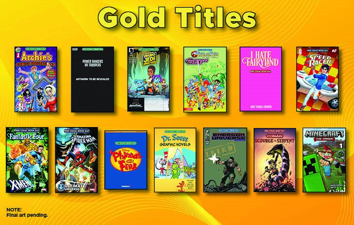 FCBD 2025 Gold Sponsor Comics Announced! 