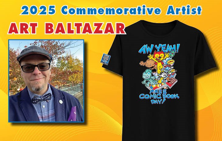 Art Baltazar Announced as Commemorative Artist for FCBD 2025