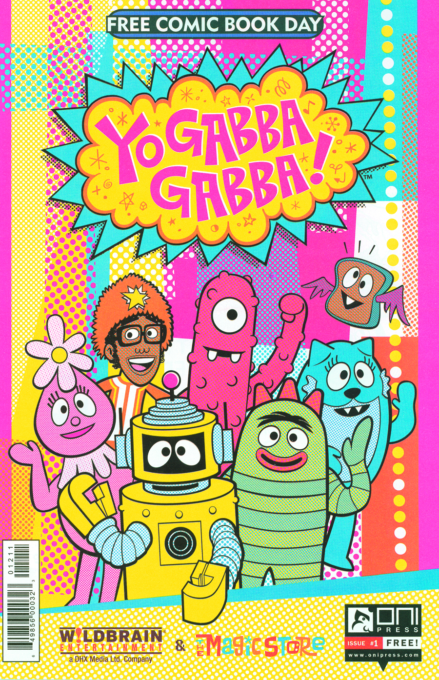 JAN120012 - FCBD 2012 YO GABBA GABBA FREE COMIC BOOK TIME - Free Comic