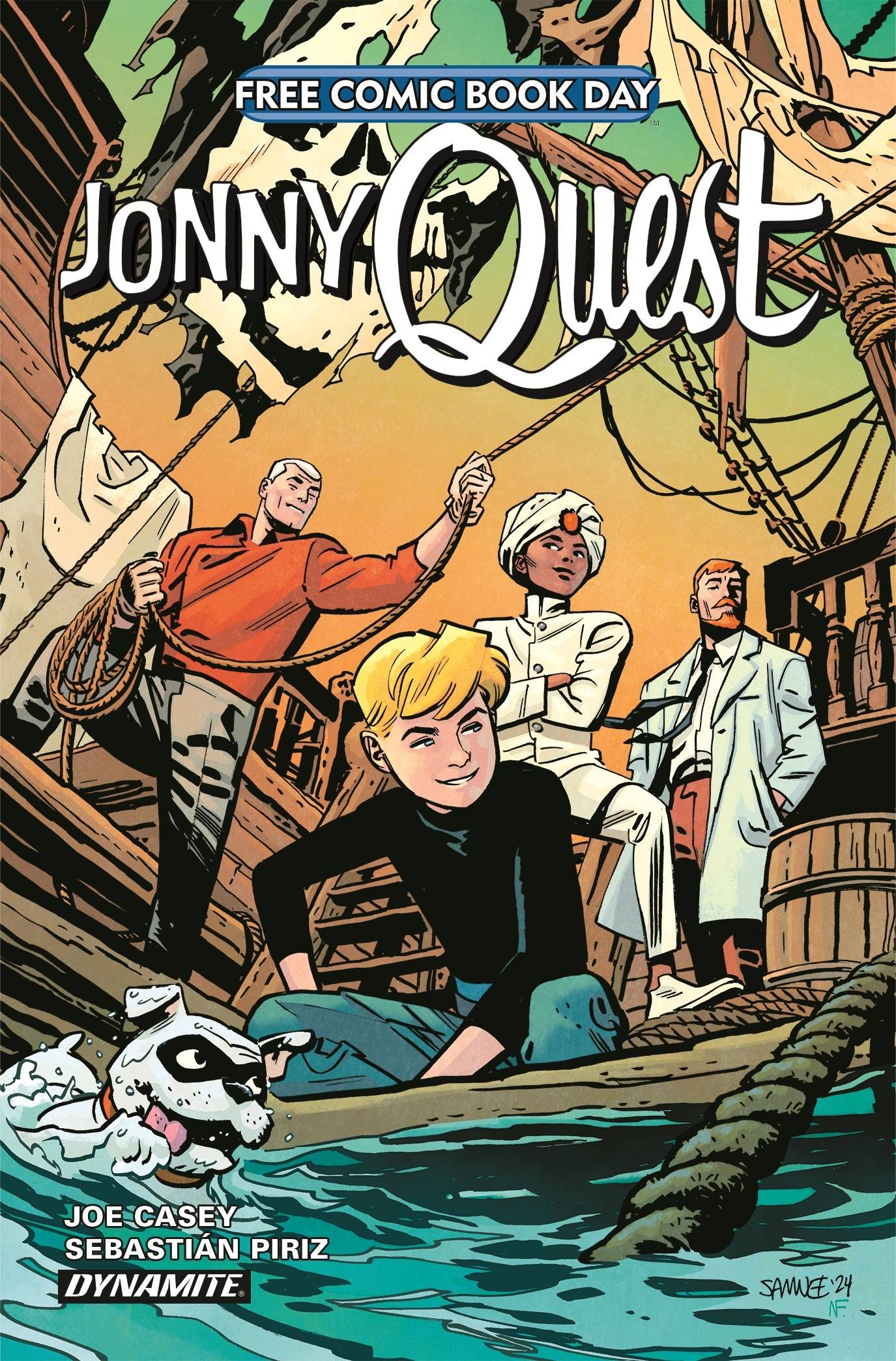 DEC230004 FCBD 2024 JONNY QUEST Free Comic Book Day