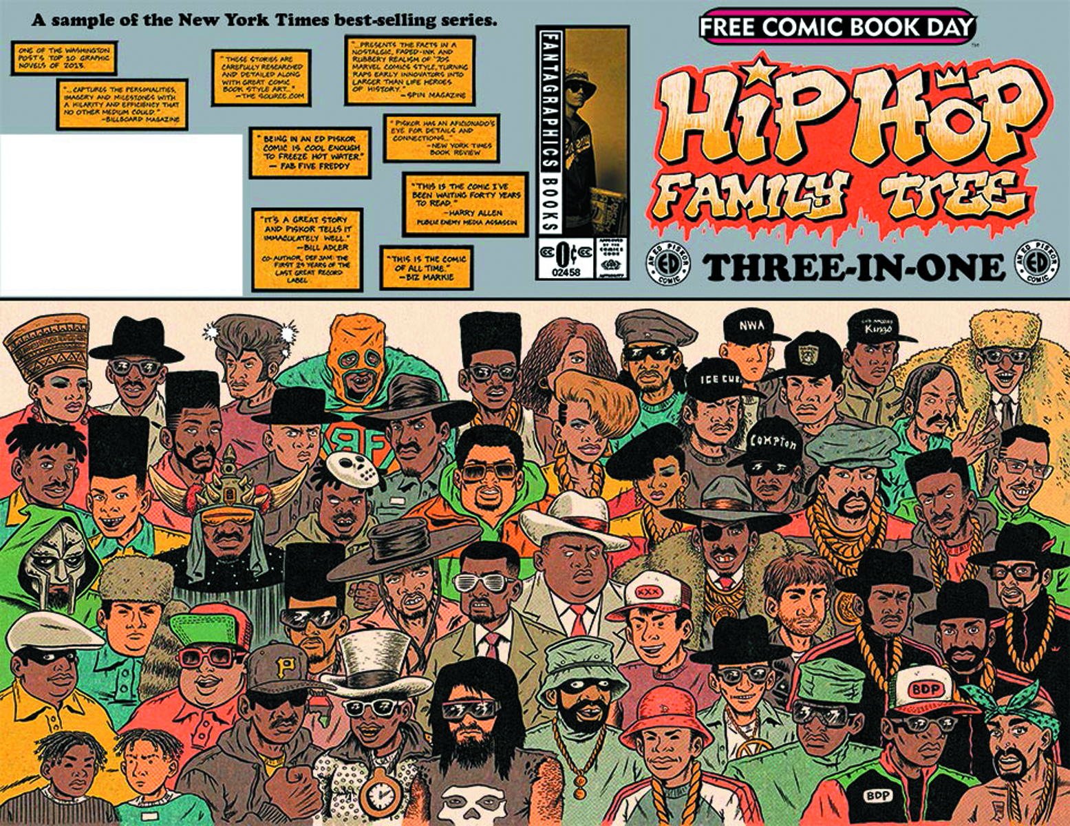 JAN150027 - FCBD 2015 HIP HOP FAMILY TREE 3-IN-1 FEATURING COSPLAYERS (N -  Free Comic Book Day