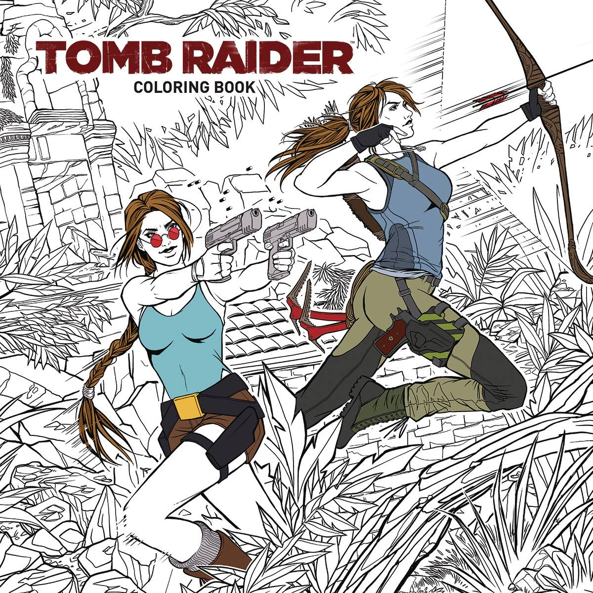 TOMB RAIDER COLORING BOOK TP