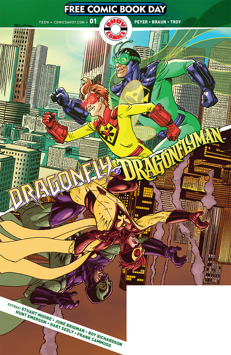 JAN190014 - FCBD 2019 DRAGONFLY AND DRAGONFLYMAN - Free Comic Book Day