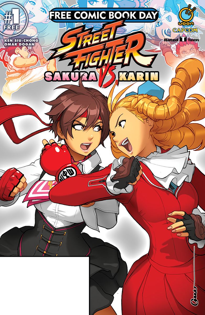 JAN190048 - FCBD 2019 STREET FIGHTER SAKURA VS KARIN (Net) - Free Comic  Book Day