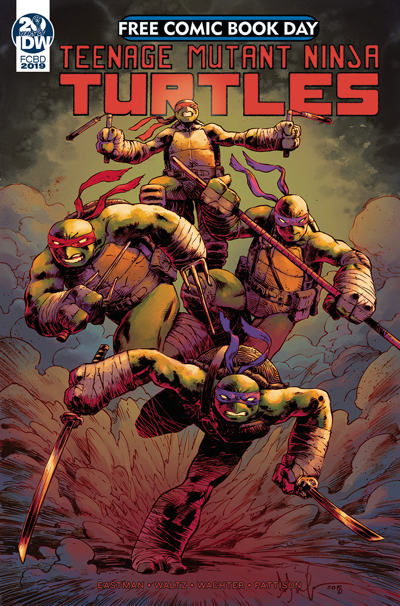 JAN190005 FCBD 2019 TMNT CASUALTY OF WAR Free Comic Book Day