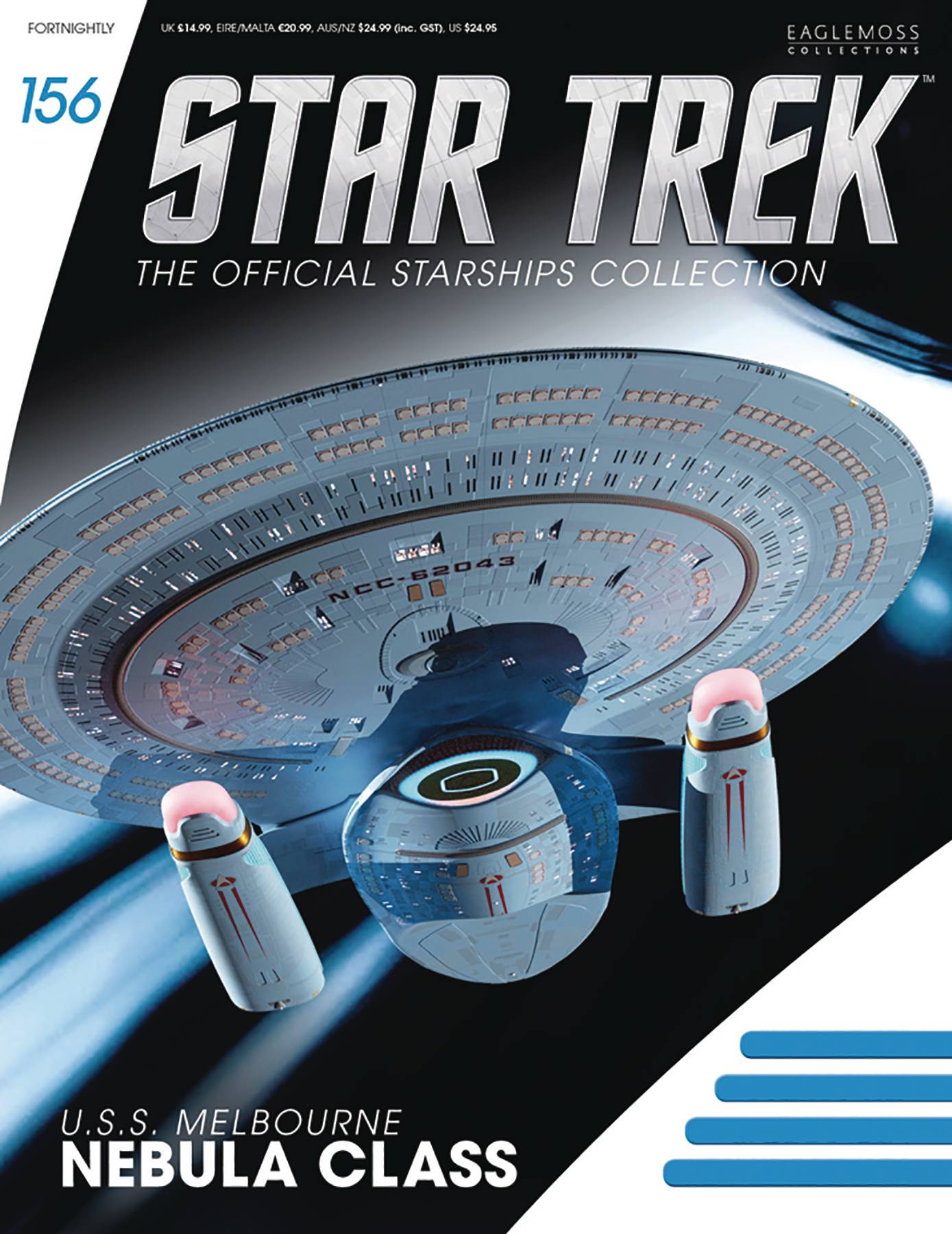 STAR TREK STARSHIPS FIG MAG #156 USS MELBOURNE NEBULA CLASS