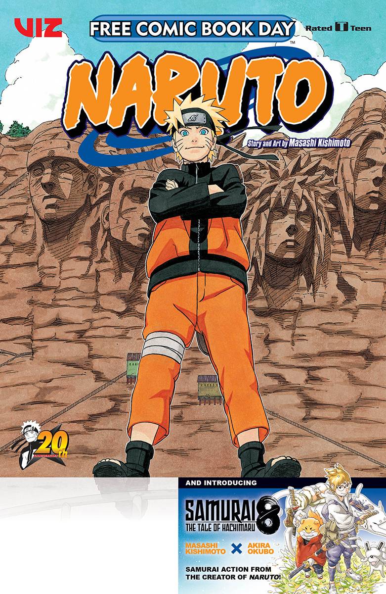 JAN200046 FCBD 2020 NARUTO SAMURAI 8 VIZ MANGA Free Comic Book Day