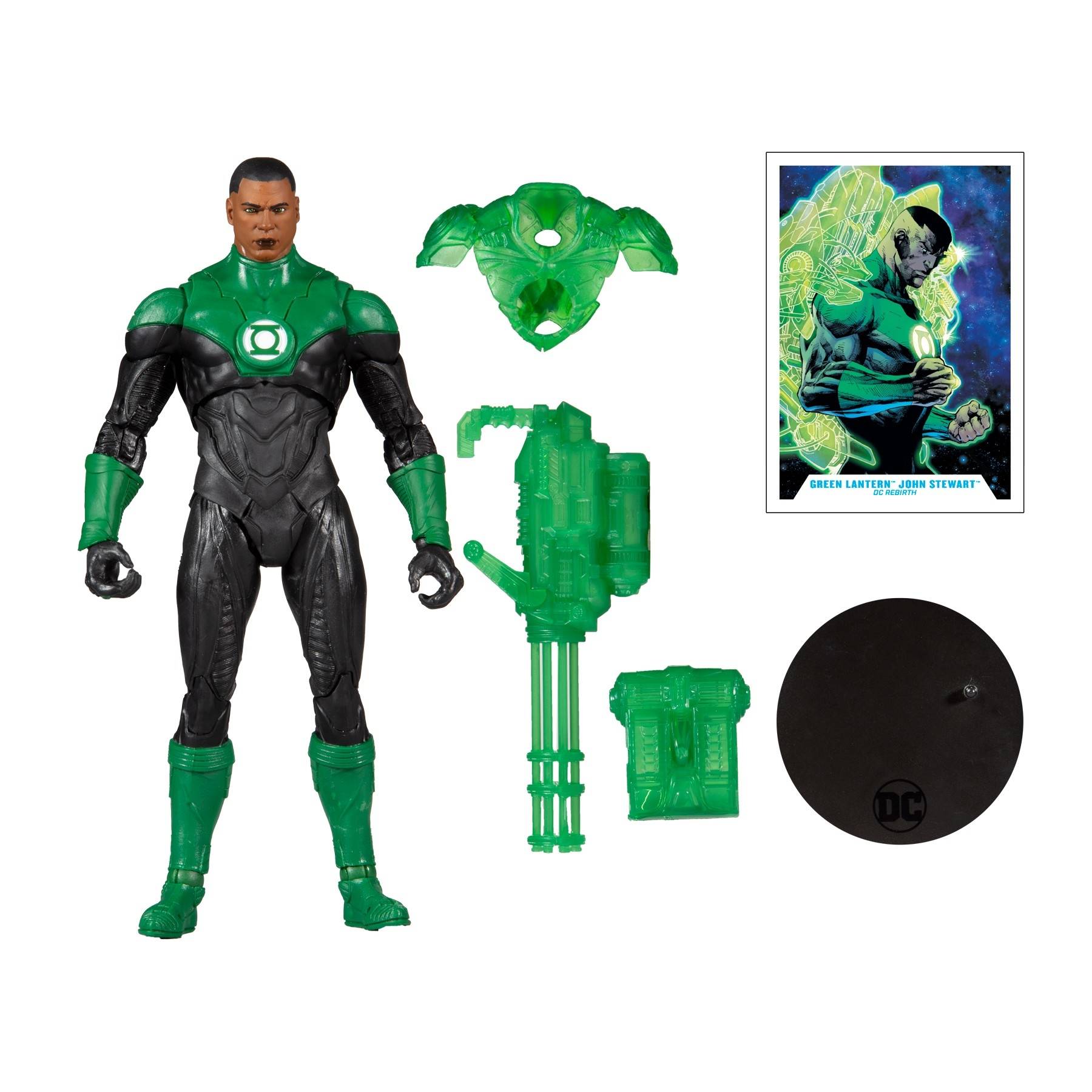 DC MULTIVERSE 7IN SCALE JOHN STEWART GREEN LANTERN AF CS (NE