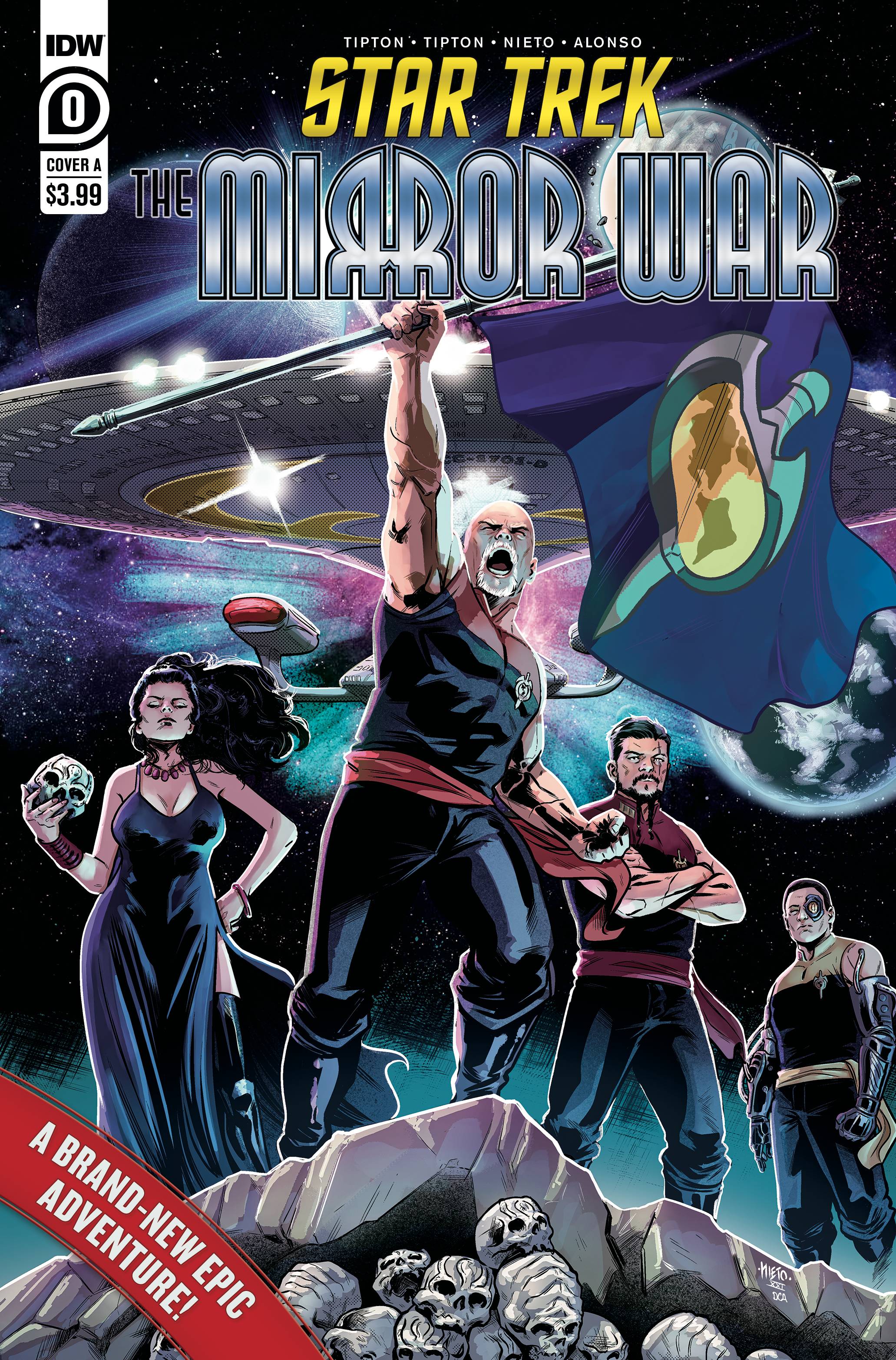 JUN210486 - STAR TREK MIRROR WAR #0 CVR A NIETO - Free Comic Book Day