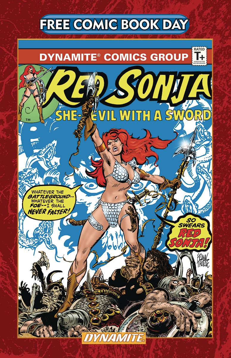 JAN220018 - FCBD 2022 RED SONJA MARVEL FEATURE STORIES - Free Comic Book Day