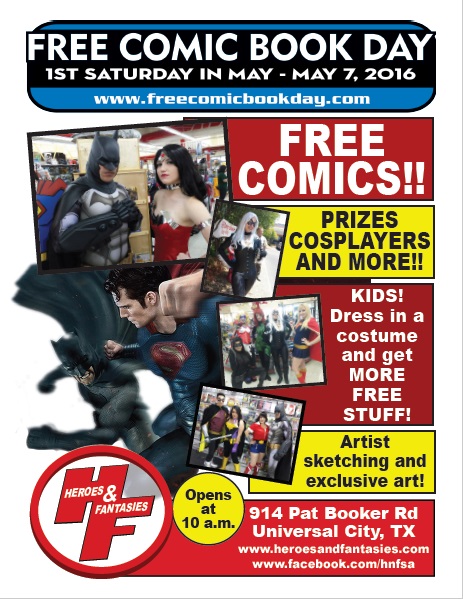 free comic book day shirt