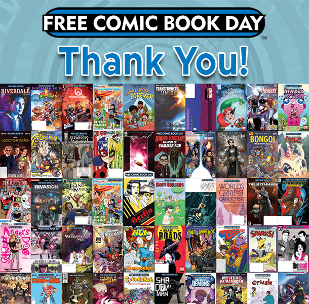 Thank You For Celebrating Free Comic Book Day 2018!