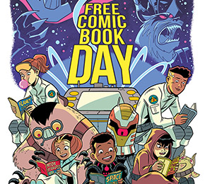 Derek Charm Designs an Out-of-This-World Free Comic Book Day 2019 Commemorative T-shirt