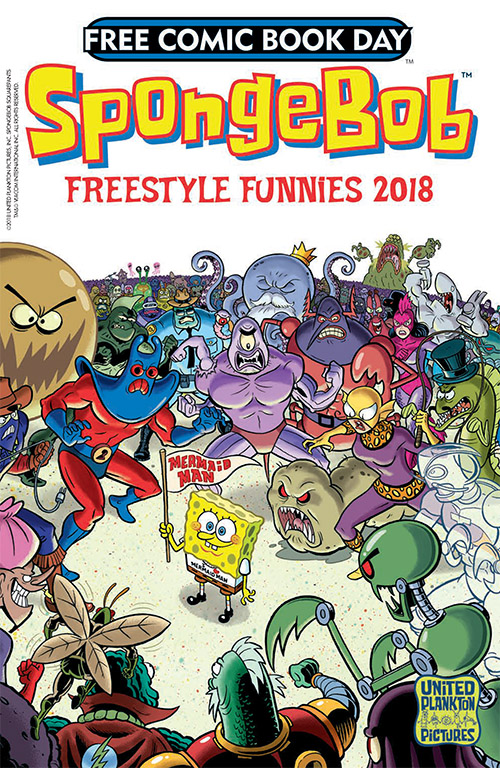 Free Comic Book Day, FCBD, United Plankton Pictures, SpongeBob, Freestyle Funnies